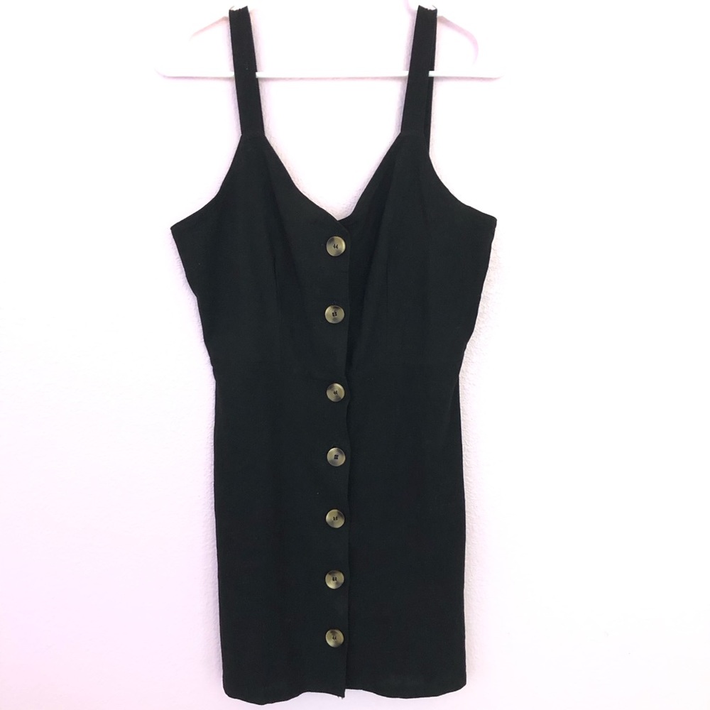 Black Button Down Dress